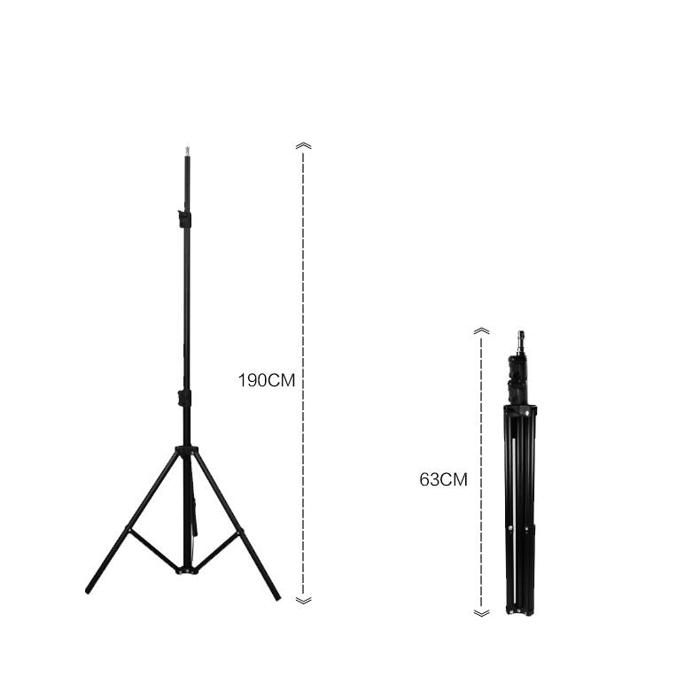 Chân Sắt 2 Mét Dành Cho Đèn Livestream, Gậy Chụp Hình
