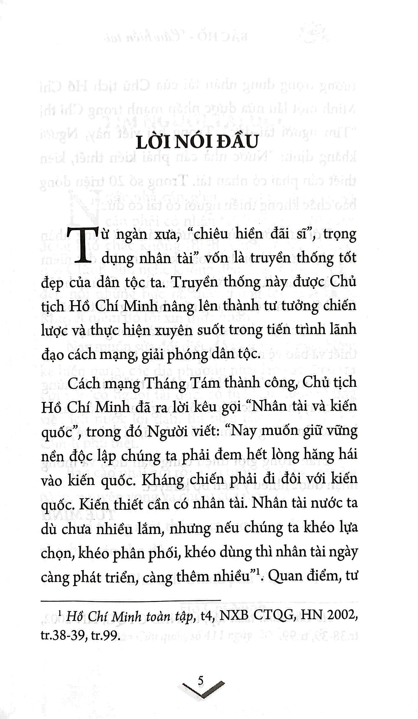 Bác Hồ Cầu Hiền Tài
