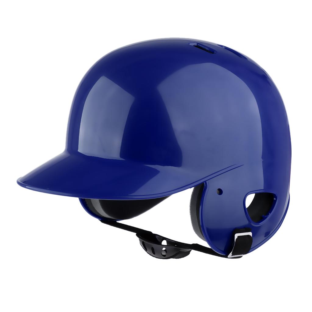 Professional Baseball Softball Cather Helmet Double Lap Batting Helmet blue