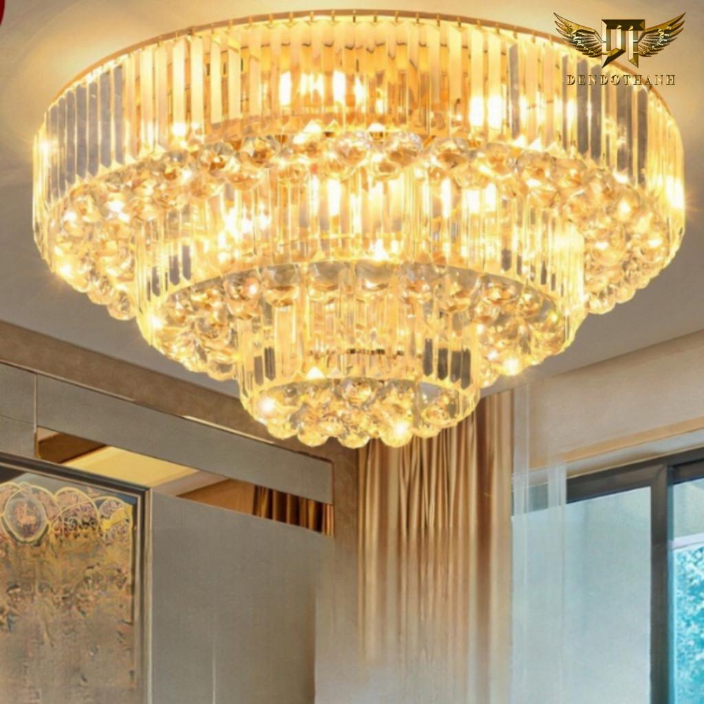 Đèn mâm ốp trần phale phòng khách MPL98 DT LIGHT xu thế mới hàng thiết kế phong cách hiện đại tạo không gian sang trọng (HÀNG NHẬP KHẨU)