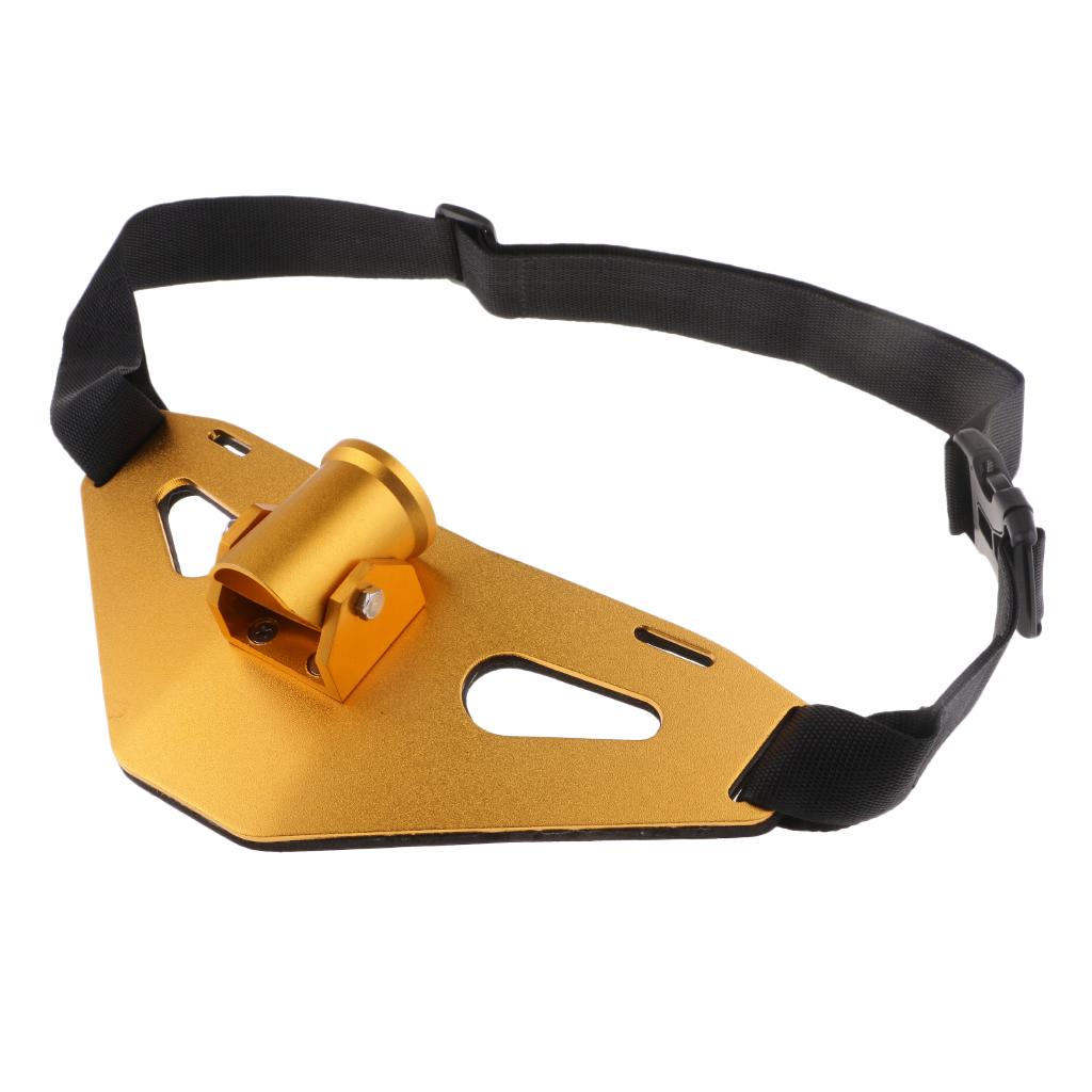 Fishing Fighting Belt Stand-up Heavy Duty Gimbal Padded Rod Holder Gold