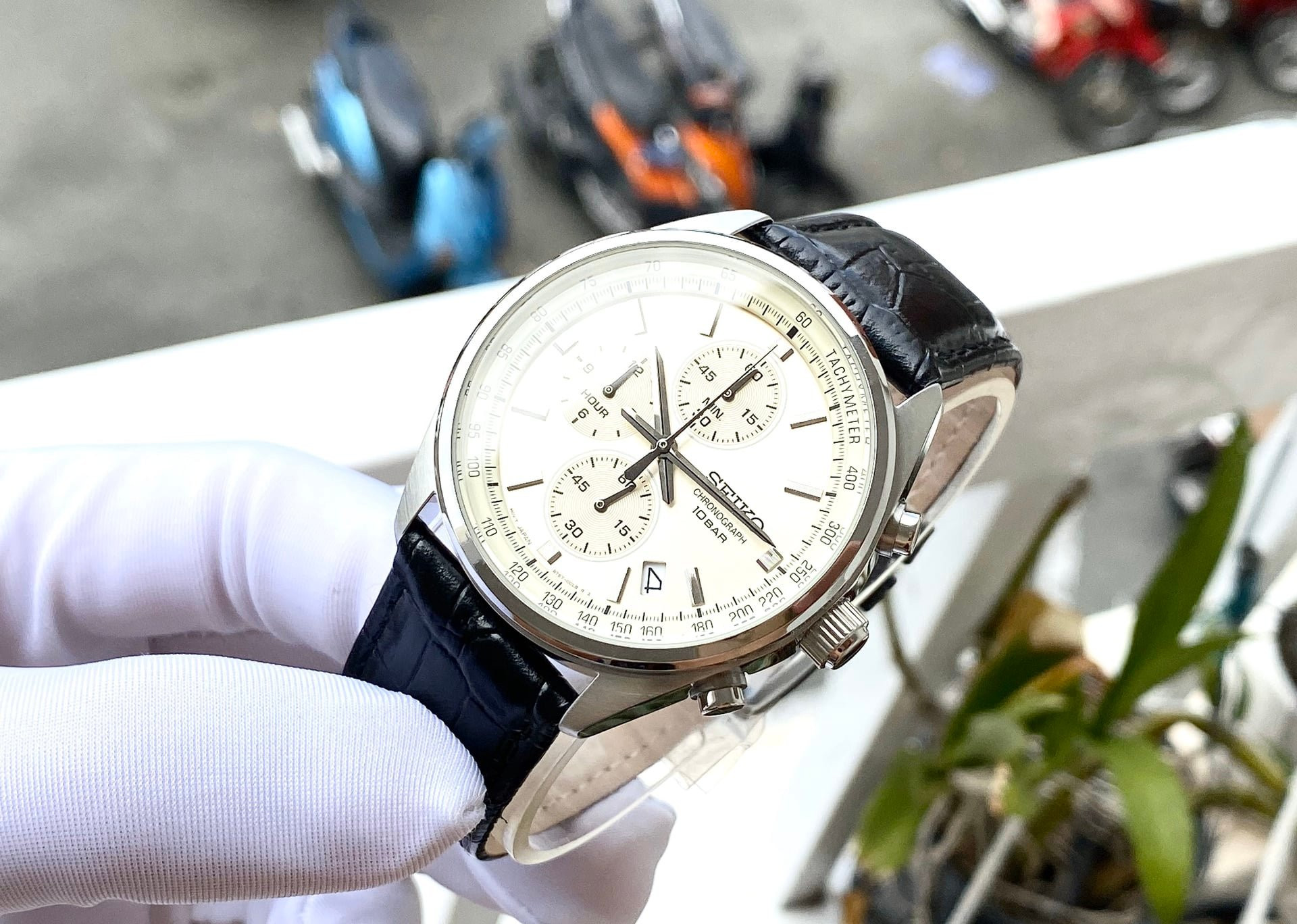 Đồng hồ Seiko Chronograph SSB383P1