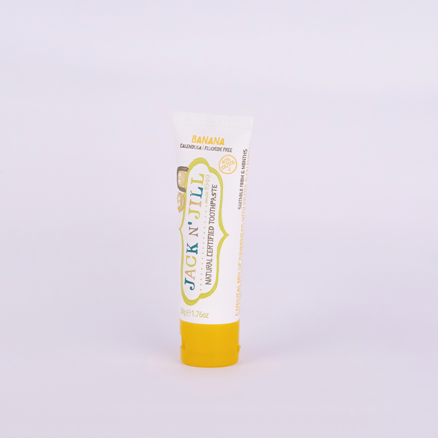 Kem đánh răng hữu cơ cho bé Jack N' Jill 50G - Vị chuối (Từ 6 tháng)