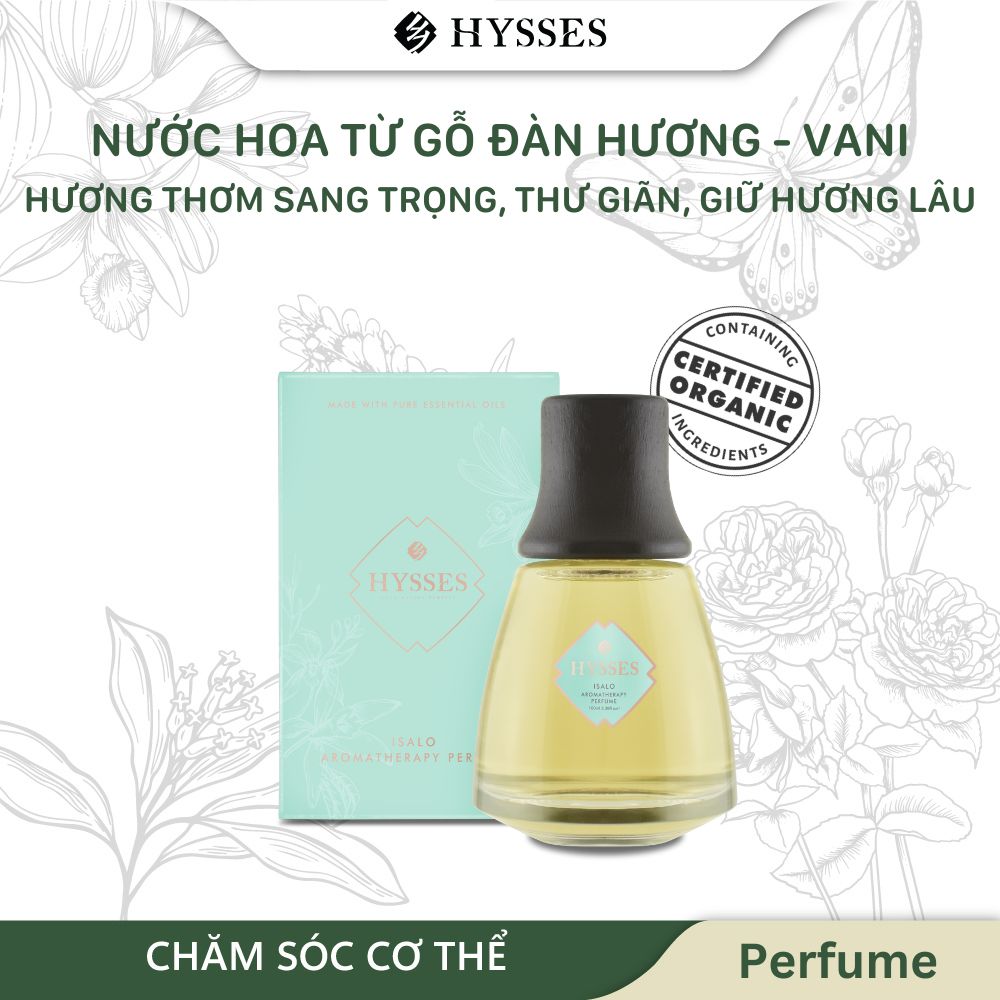 Nước Hoa Cao Cấp Hysses Isalo Với Vị Ngọt Trái Cây Từ Vani Và Gỗ Đàn Hương Hữu Cơ Tự Nhiên Gợi Sự Sâu Sắc, Táo Bạo, Quyền Lực, Tăng Sức Mạnh Cho Người Dùng