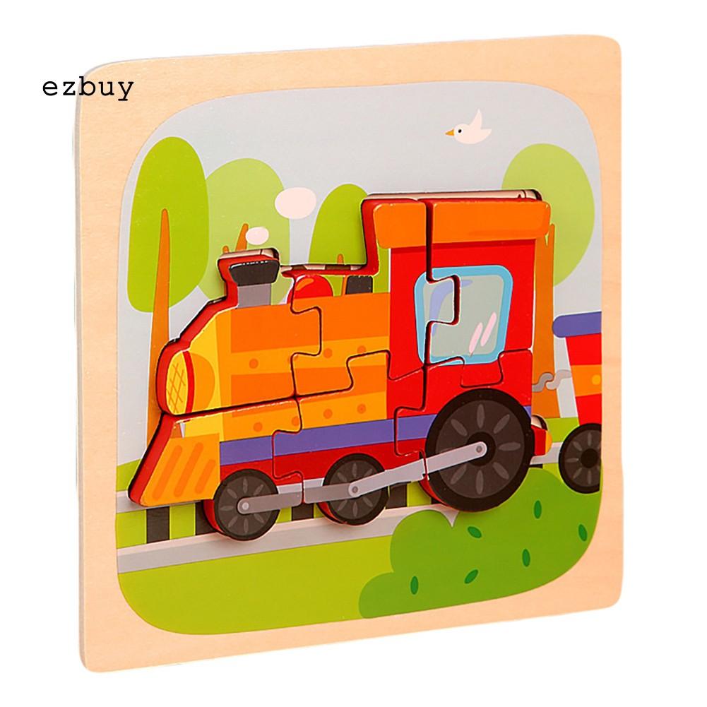 Bảng Gỗ Xếp Hình 3d Hình Động Vật Cho Bé