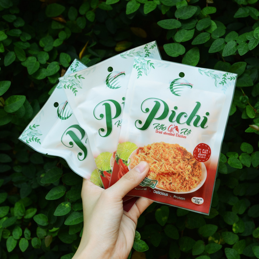 Combo 5 gói khô gà xé vị cay 25g Pichi