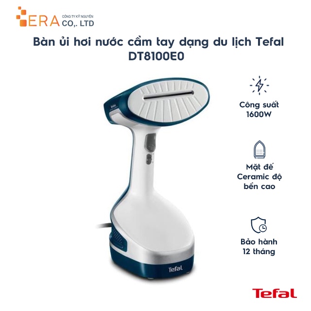 Bàn ủi hơi nước tiện lợi cầm tay Tefal DT8100E0-1600W - Hàng chính hãng