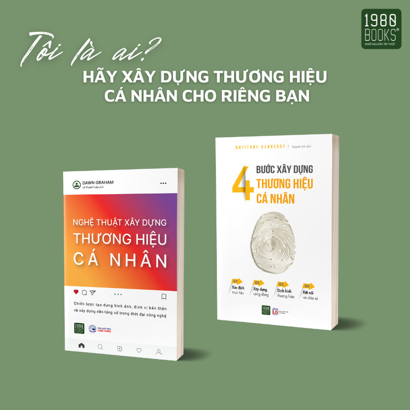Combo 2 Cuốn Tư Duy- Sáng Tạo Khởi Nghiệp Hay- Nghệ Thuật Xây Dựng Thương Hiệu Cá Nhân + 4 Bước Xây Dựng Thương Hiệu Cá Nhân