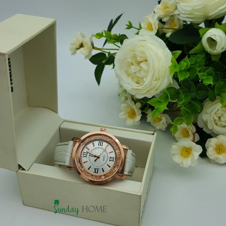 Đồng hồ nữ dây da phong cách Hàn Quốc