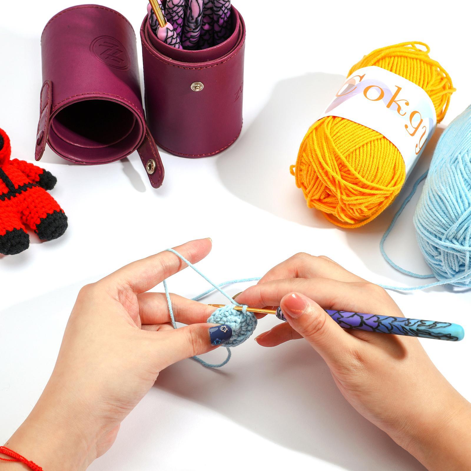 Crochet Hooks Set, Crochet Hooks Kit Large Eye Blunt Needles