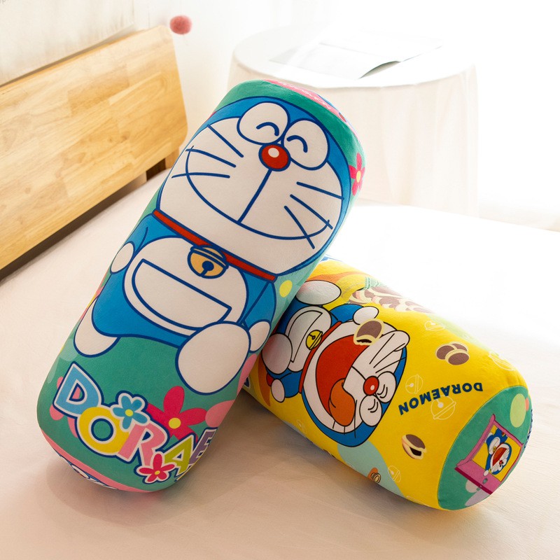 Gối Ôm Doremon (Doraemon) Dễ Thương Siêu Mềm Mịn (65cm) Vải Miniso Co Giãn 4 Chiều, Hàng Xịn Cao Cấp Loại 1 (Tặng Kèm 1 Ví Da 12 Ngăn Đựng Thẻ ATM, CCCD)