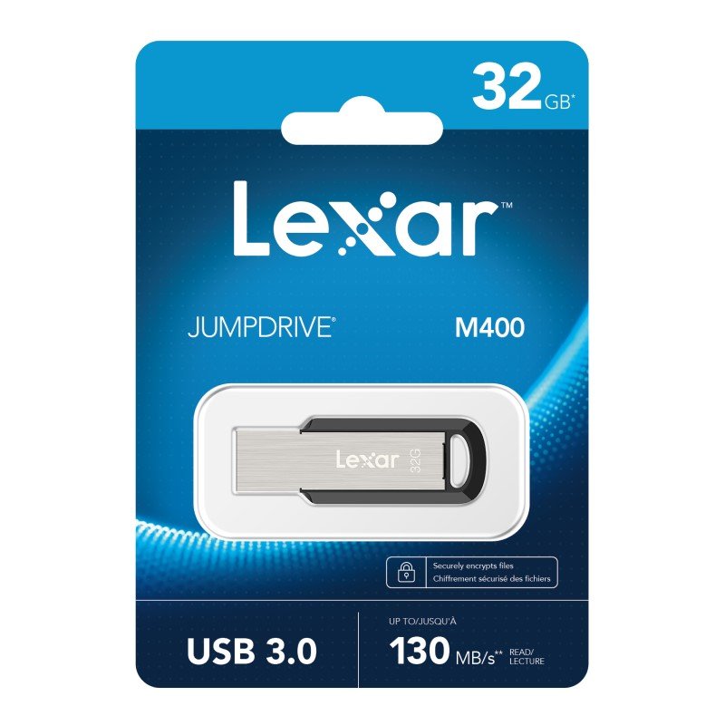 USB Lexar 32GB JumpDrive M400 USB 3.0 LJDM400032G-BNBNG | Hàng Chính Hãng