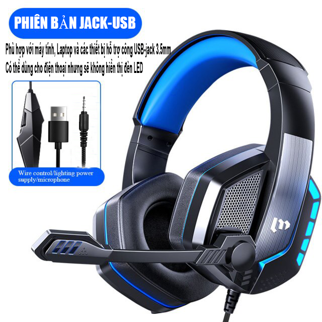 MC GH152 - Tai nghe gaming chuyên nghiệp có dây, có micrô cho máy tính PS4 PS5 Xbox One, Âm thanh nổi