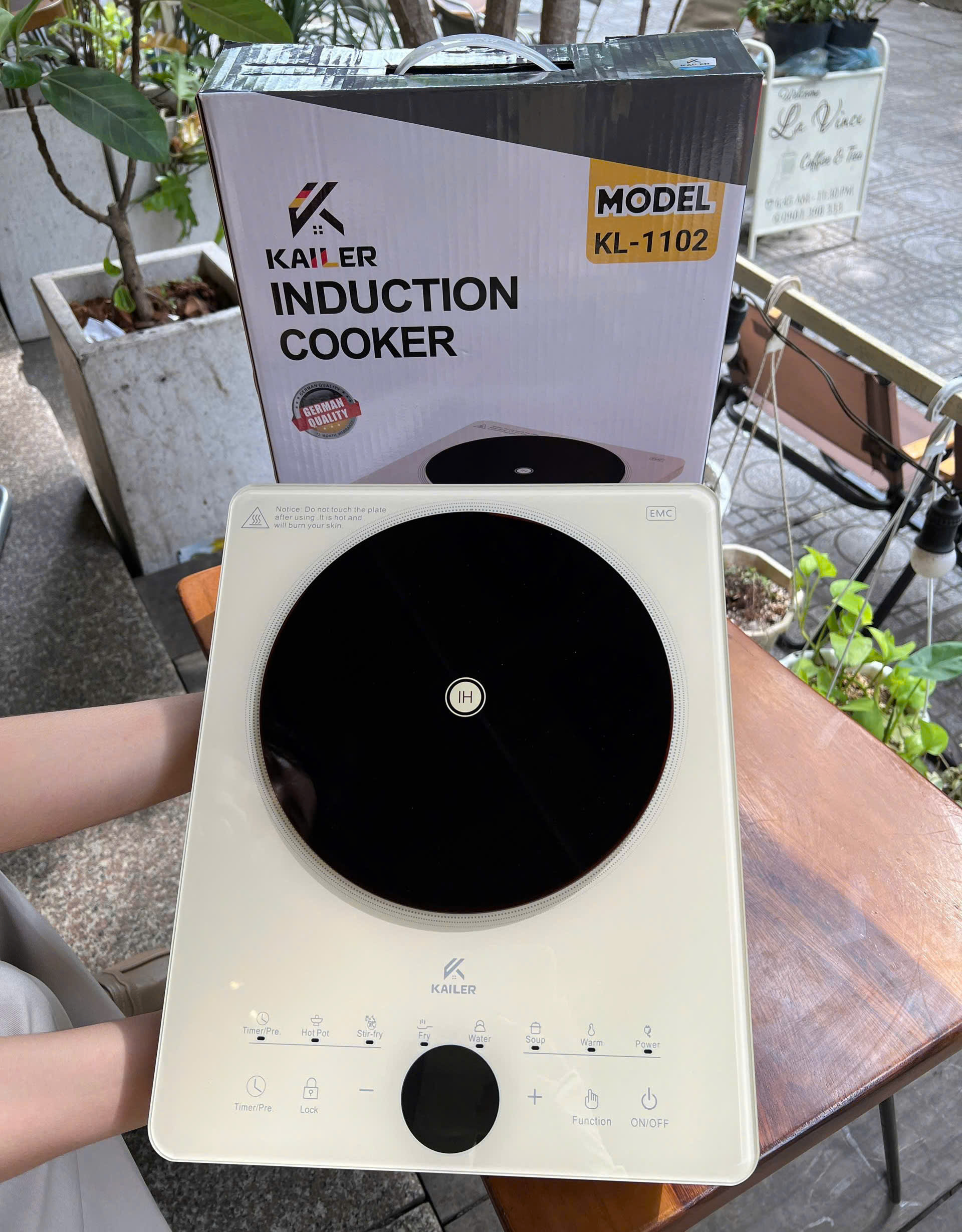 BẾP TỪ CAO CẤP KAILER KL-1102 Hàng chính hãng