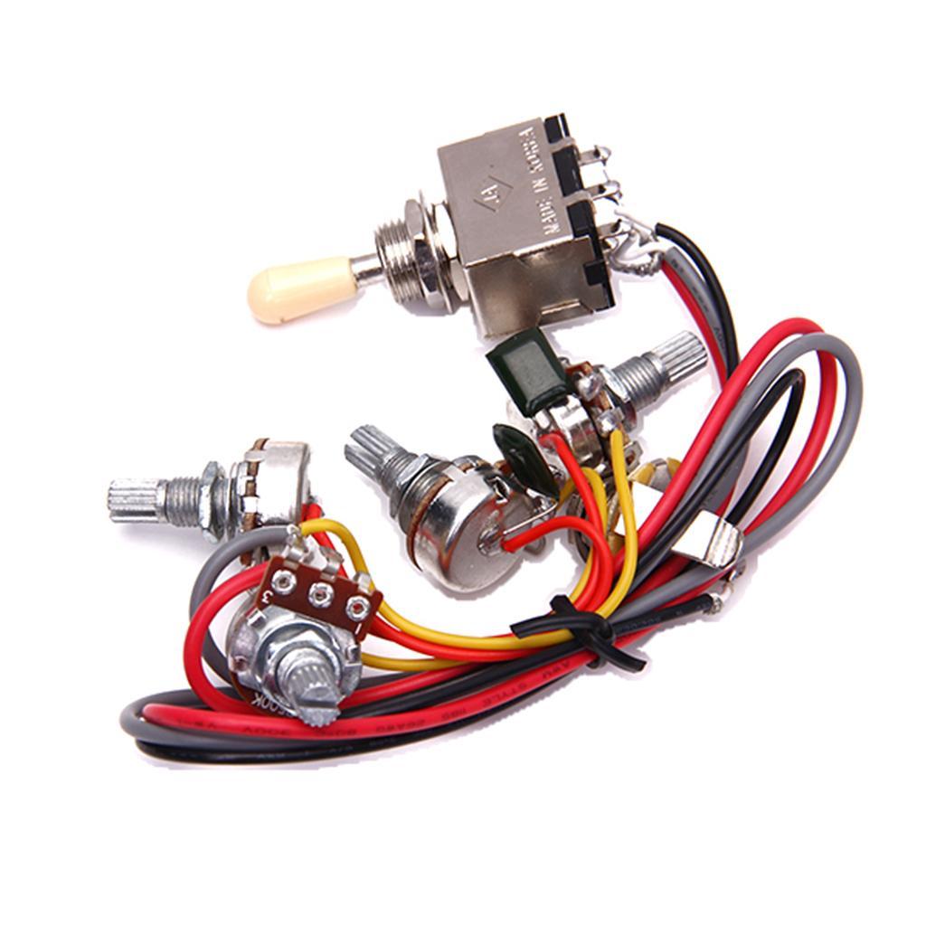 Sealed Guitar Humbucker Pickup Set+Circuit Wiring for LP Electric Guitar