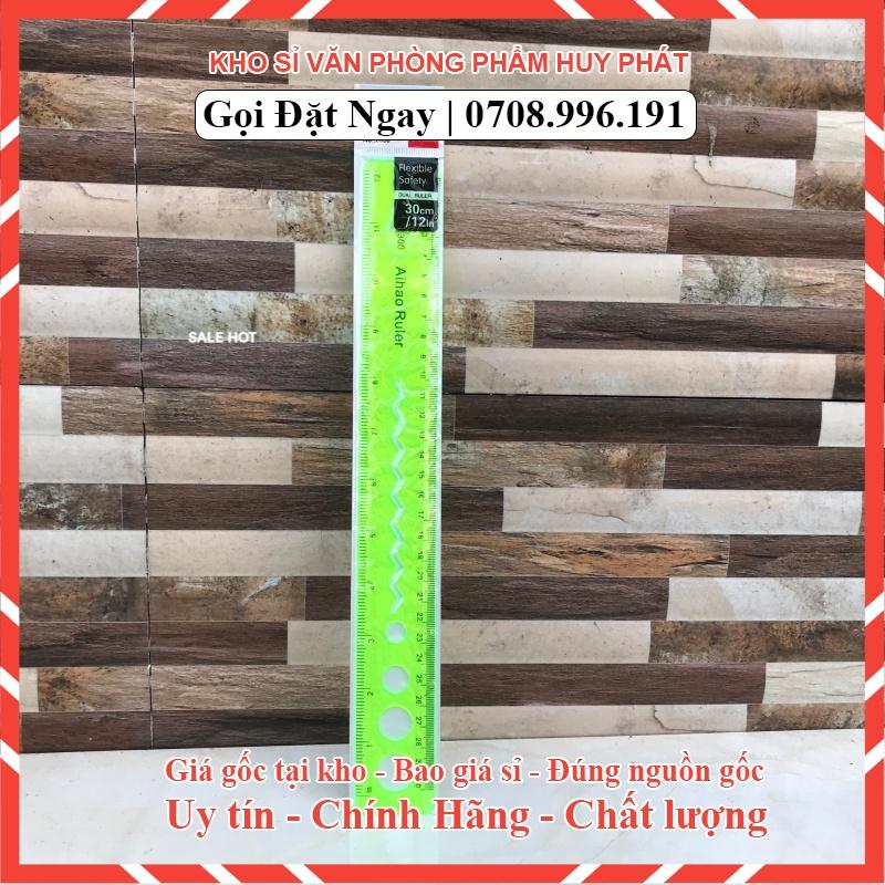 Thước nhựa siêu dẻo nhiều màu 20cm,30CM