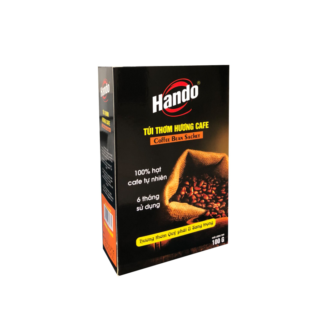 Combo 3 Hộp túi thơm hương cafe nguyên chất Hando 100g