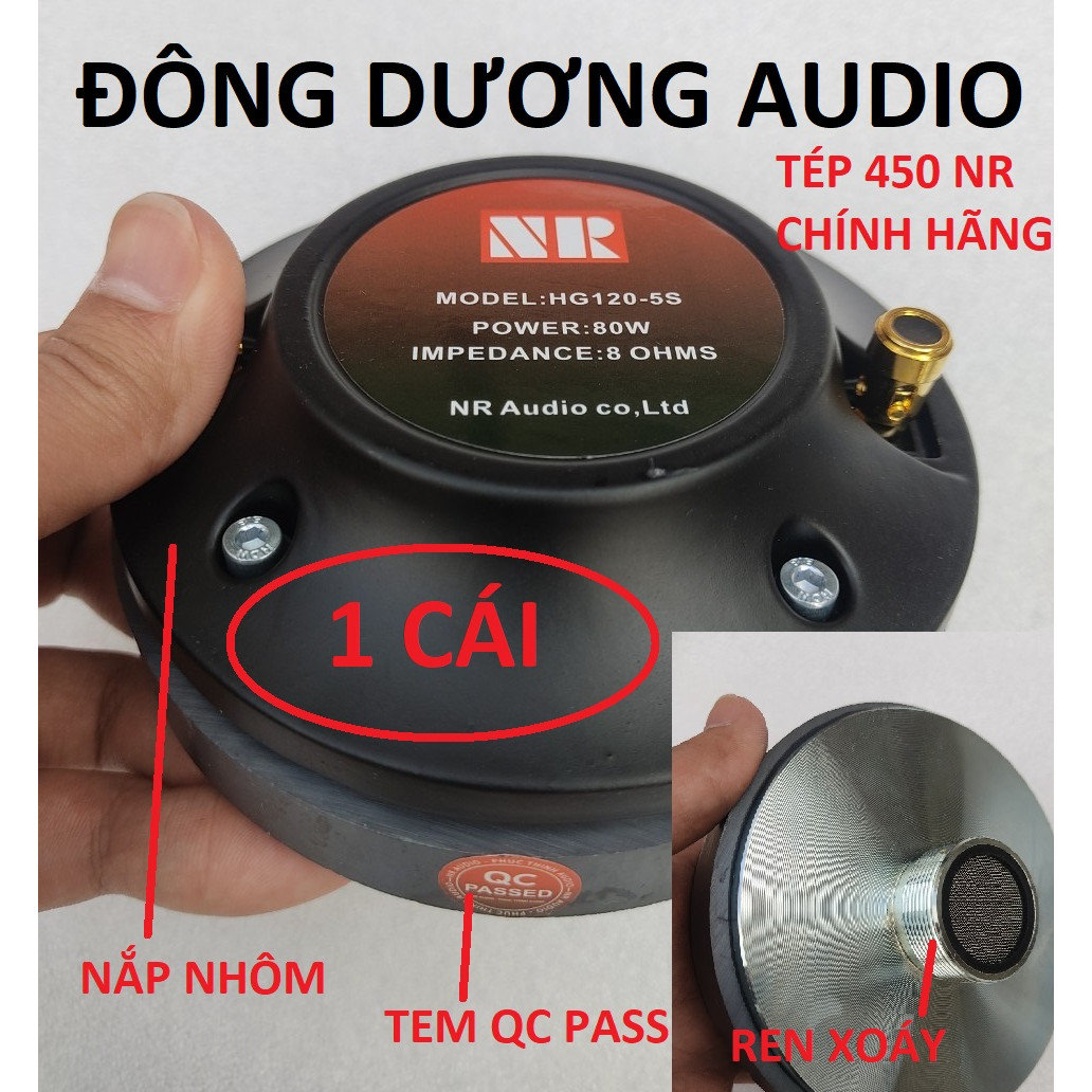 LOA TREBLE 450 NR AUDIO NẮP NHÔM REN XOÁY - HÀNG NHẬP KHẨU