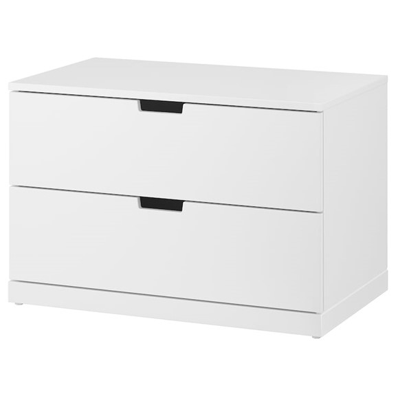 BANALDO, Tủ đựng đồ lưu trữ 2 tầng, 80x47x53cm - Phong cách Bắc Âu