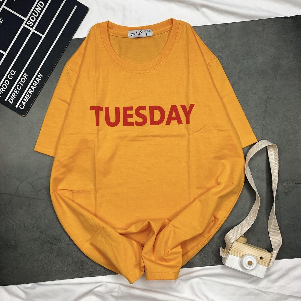 - Áo thun tay ngắn Be Yourself unisex size M L XL - Các ngày trong tuần