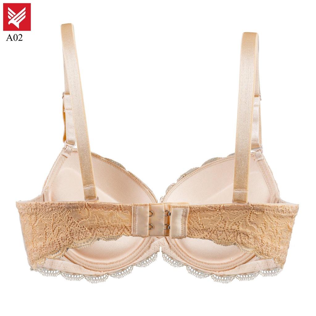 Áo lót ren nữ chất đẹp, mút dày nâng đẩy ngực KATIA LA02