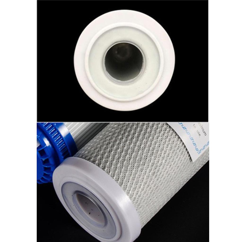 Water Purifier 2x 10 '' Granular Activated Carbon Coconut Shell Water Filter