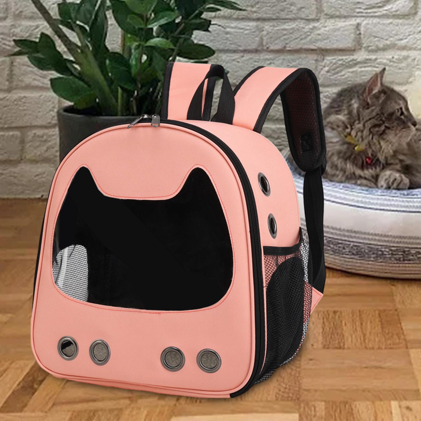 Pet Carrier Backpack Dog Backpack Folding Oxford Cloth Kitty Breathable Portable Durable Pet Carrying Bag for Walking Hiking Fishing Outdoor