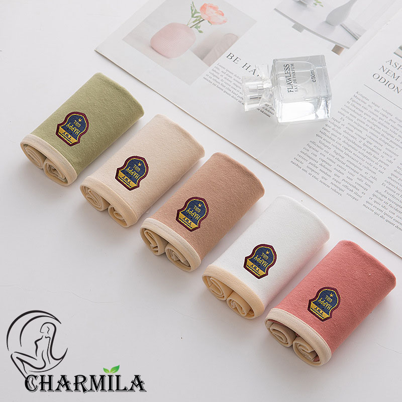 Quần lót nữ Charmila cotton nhiều màu dễ thương siêu co giãn mã QL16