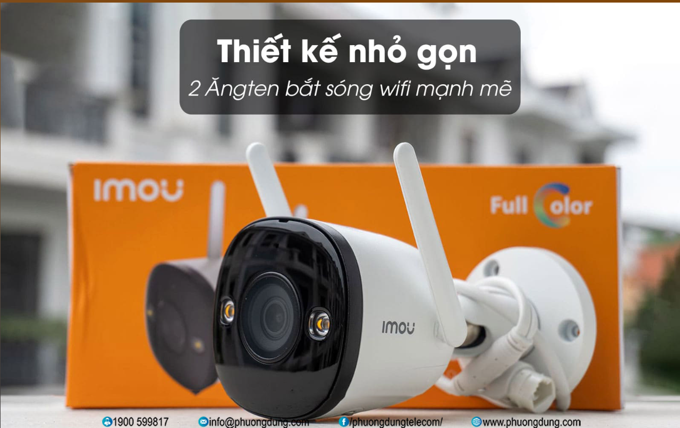 Camera An Ninh Wifi IMOU IPC-F42FEP Tích Hợp Đèn Spotlight, Còi Báo Động-hàng chính hãng