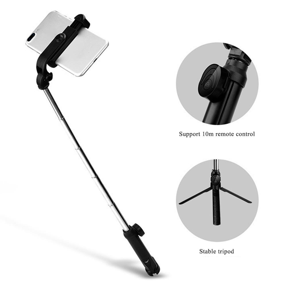 Multi-functional Handheld BT Selfie Stick Portable Adjustable Live Tripod