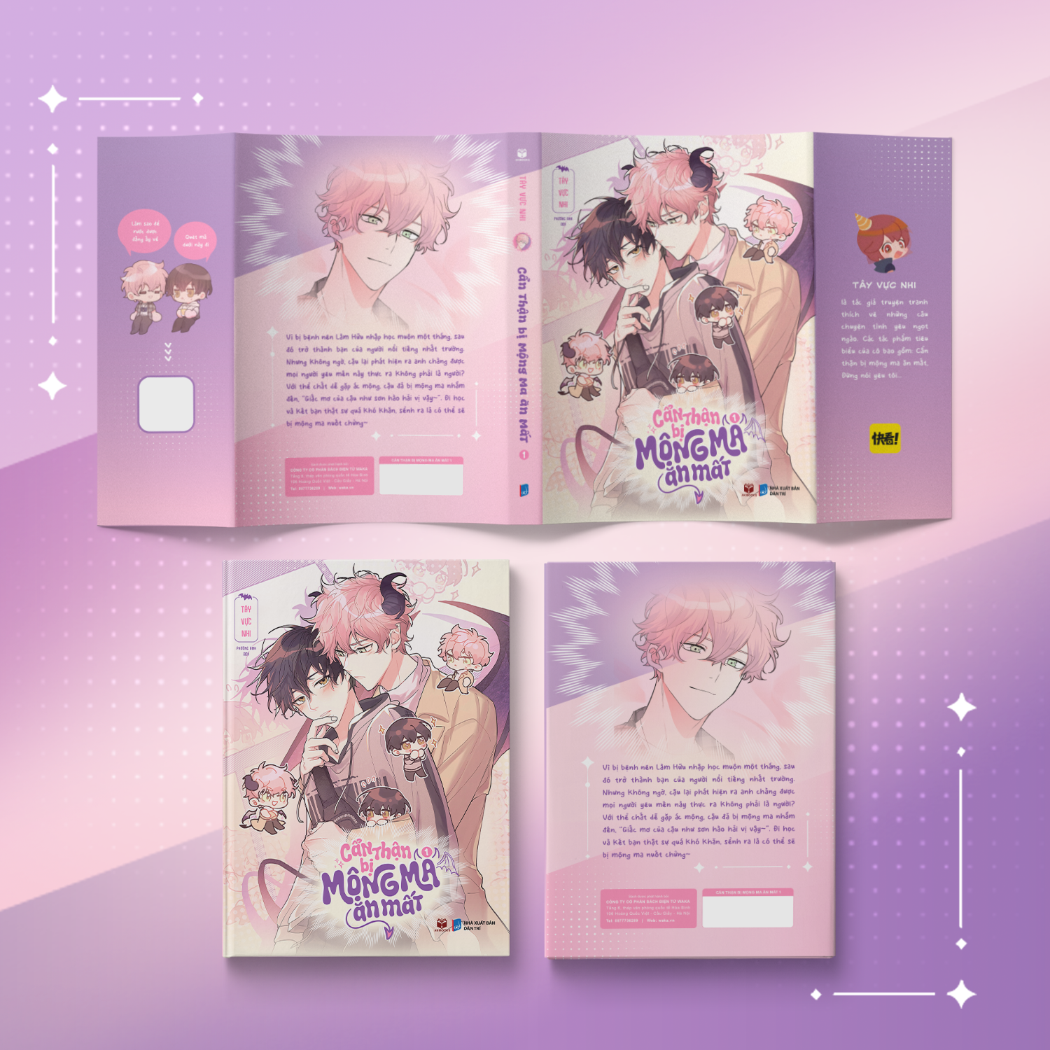 Sách - Cẩn Thận Bị Mộng Ma Ăn Mất - Tập 1 - Tặng Kèm Bookmark