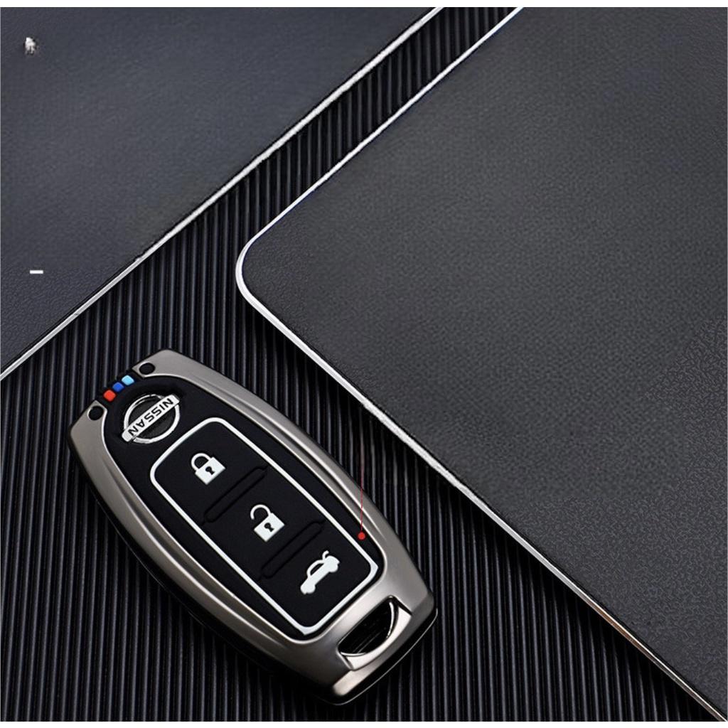 Ốp khóa kim loại phản quang Xe Nissan Xtrail, Teana, Terra, Navara, Sunny, Almera Hợp Kim Kẽm