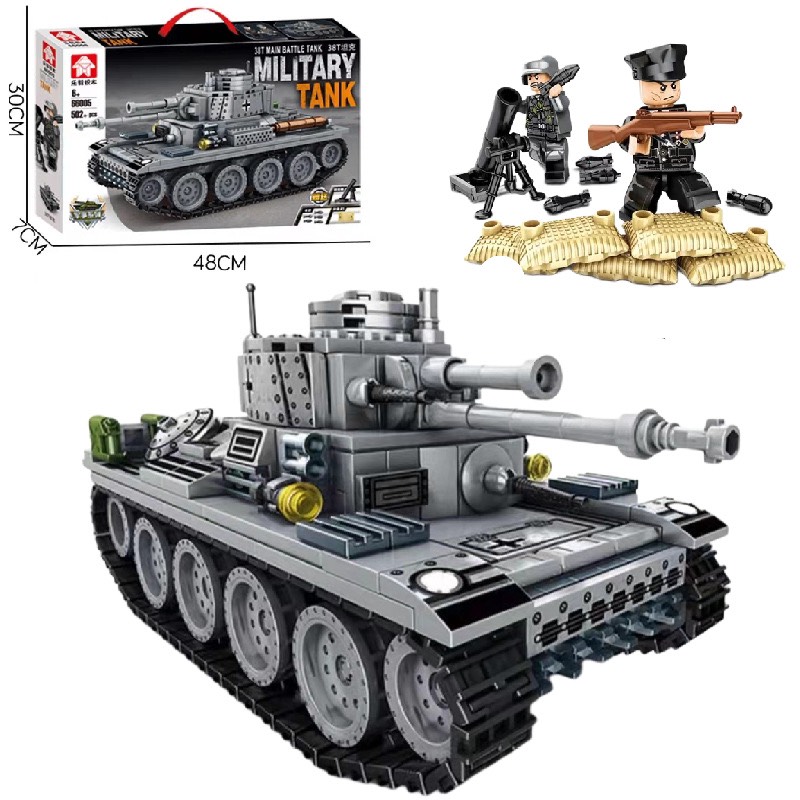 Lego xe tăng, đồ chơi lego mini xe lắp ráp 66005 502pcs đồ chơi cho bé nhựa abs loại 1 - Quà tặng kỹ năng cho bé