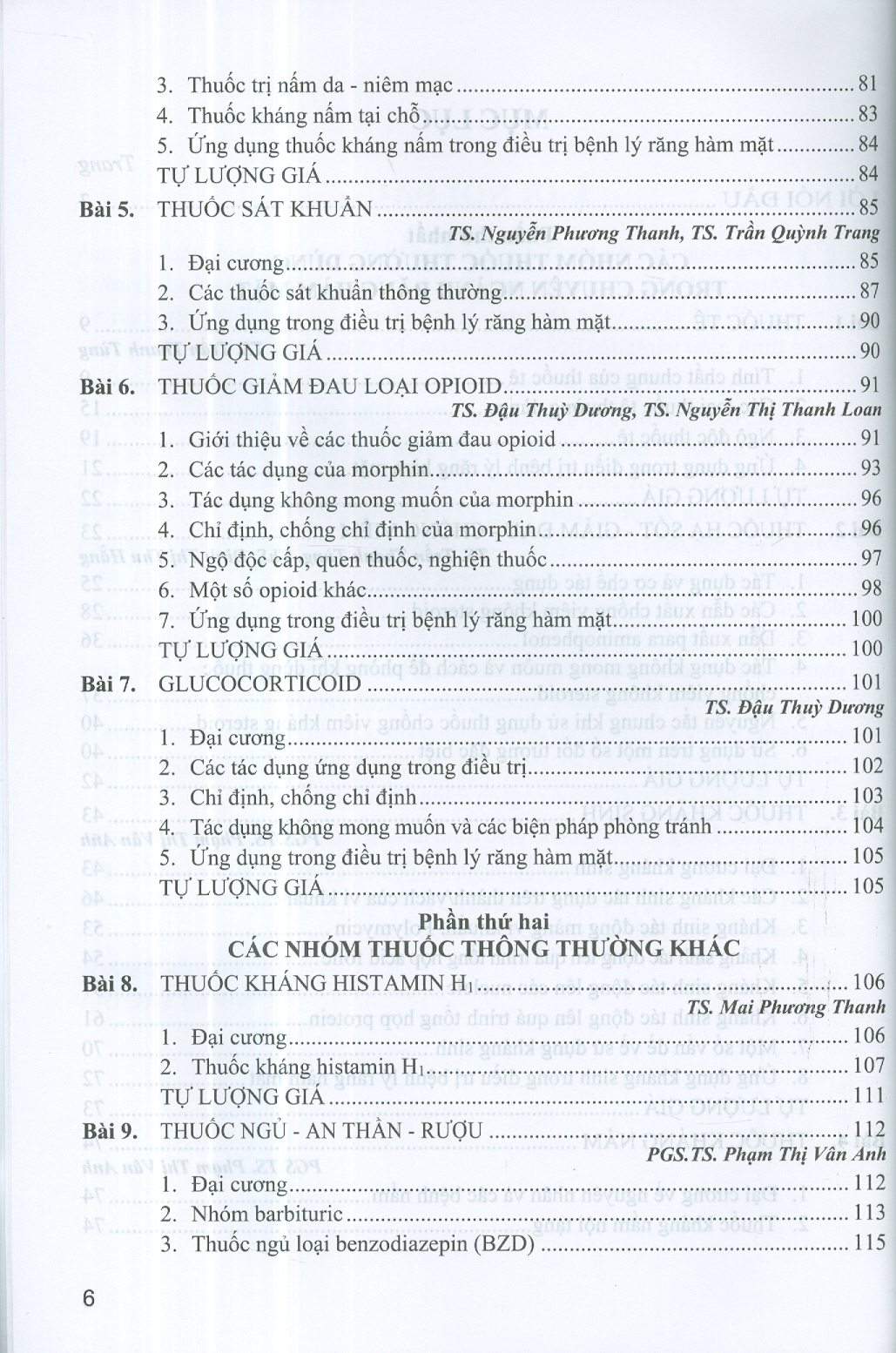 Giáo Trình Dược Lý Lâm Sàng Cho Sinh Viên Hệ Bác Sĩ Chuyên Ngành Răng Hàm Mặt - ảnh 6