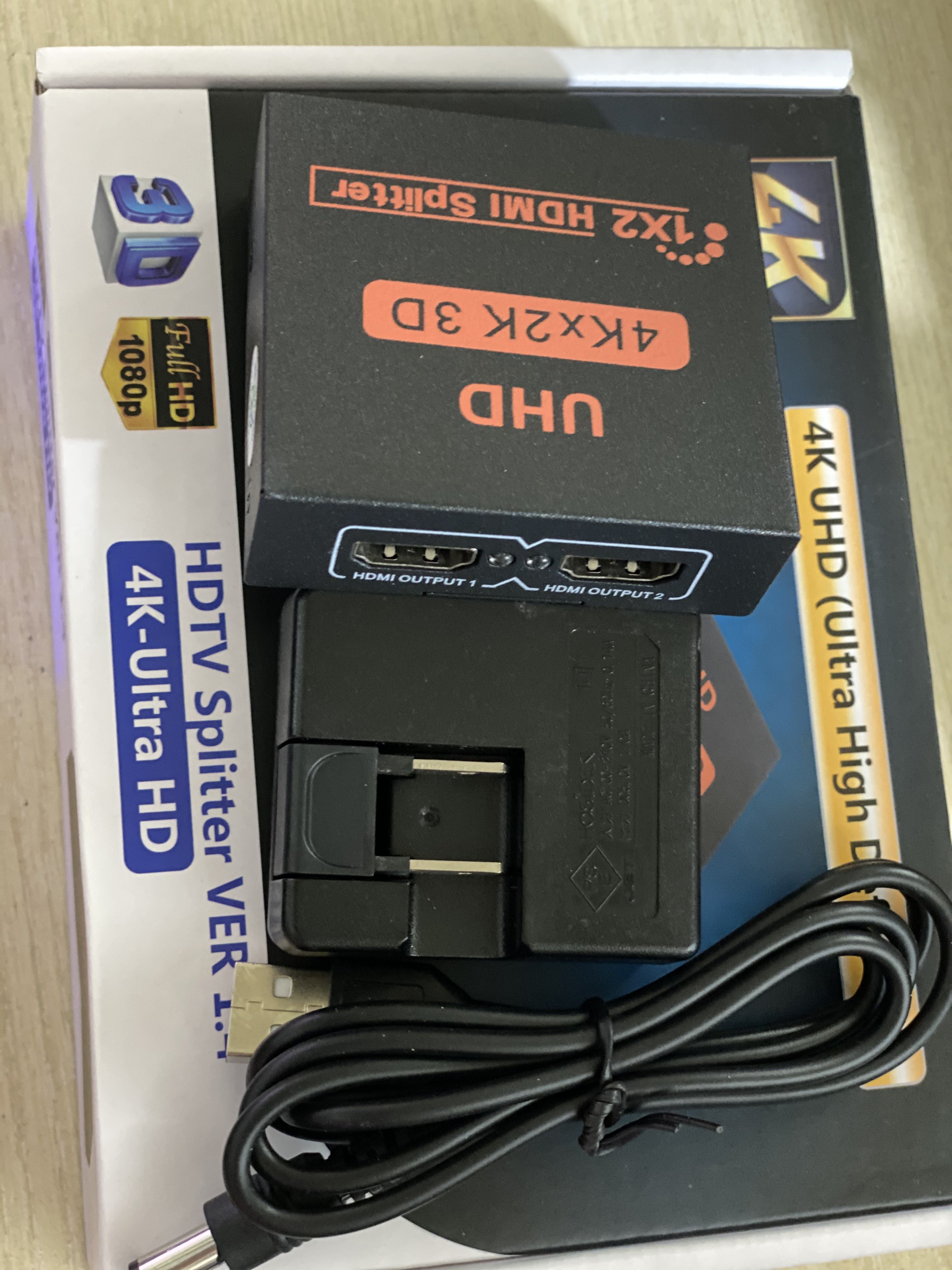 Bộ Chia HDMI 1 Ra 2 Loại Mạch Ngắn