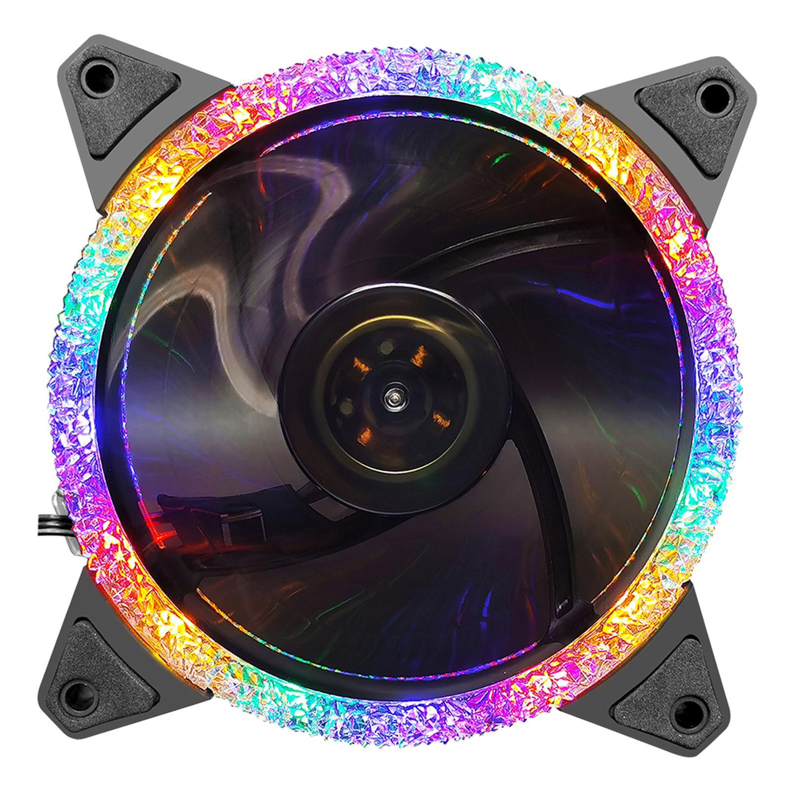 Computer  3/4 Pin Connector RGB LED Water  CPU Coolers for PC