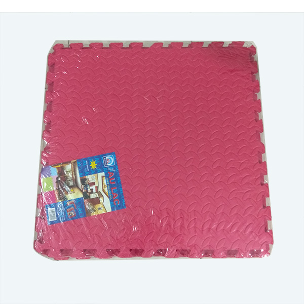 Bộ 9 tấm thảm xốp ghép, màu đỏ, chống trượt, kích thước 1 tấm 42cm x 42cm