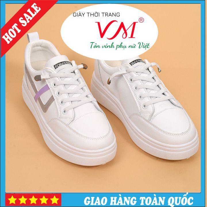 Giày Thể Thao Nữ, Chiều Cao 3CM, Da Thật Êm Ái, Bền Chắc Và Thời Trang - TT.P14108_VIOLET