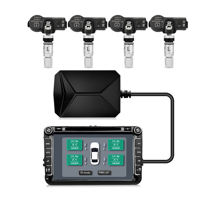 Thiết Bị Cảm Biến Áp Suất Lốp Trong TPMS Dành Cho Ô Tô Màn Hình DVD Android TNS601