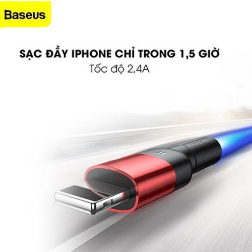 Cáp sạc nhanh dành cho iPhone chống đứt gãy cho iPhone 6/6sPlus/7P/8/8P/XsMax