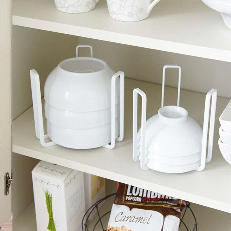 Japanese-Style Drain Dish Rack Kitchen Cabinet Organizer Storage Shelf Metal Drawer Drying Bowl Racks Home Accessories