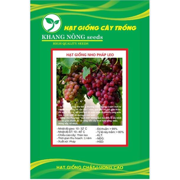 Hạt giống nho leo giàn Pháp KNS3443 - Gói 10 hạt