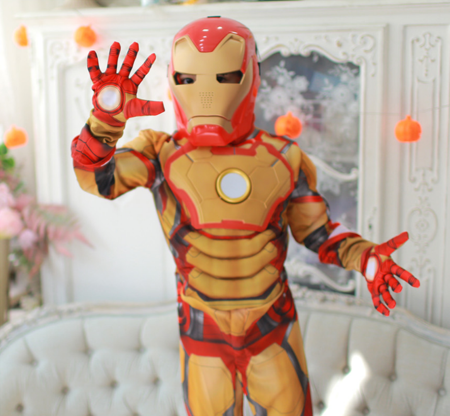 Trang phục hóa trang cao cấp Iron-Man - kèm phụ kiện cho bé