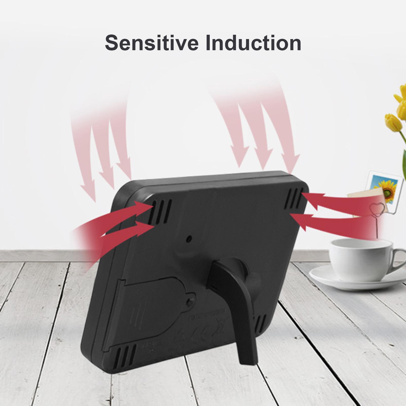 Đồng hồ đo nhiệt độ ẩm trong nhà màn hình lớn có nam châm hút