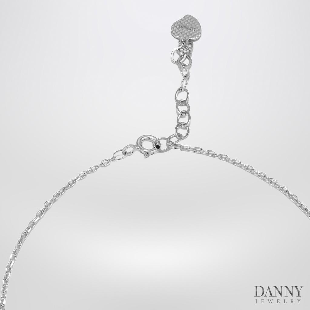 Lắc Chân Danny Jewelry Bạc 925 Xi Rhodium Hoạ tiết LACY389