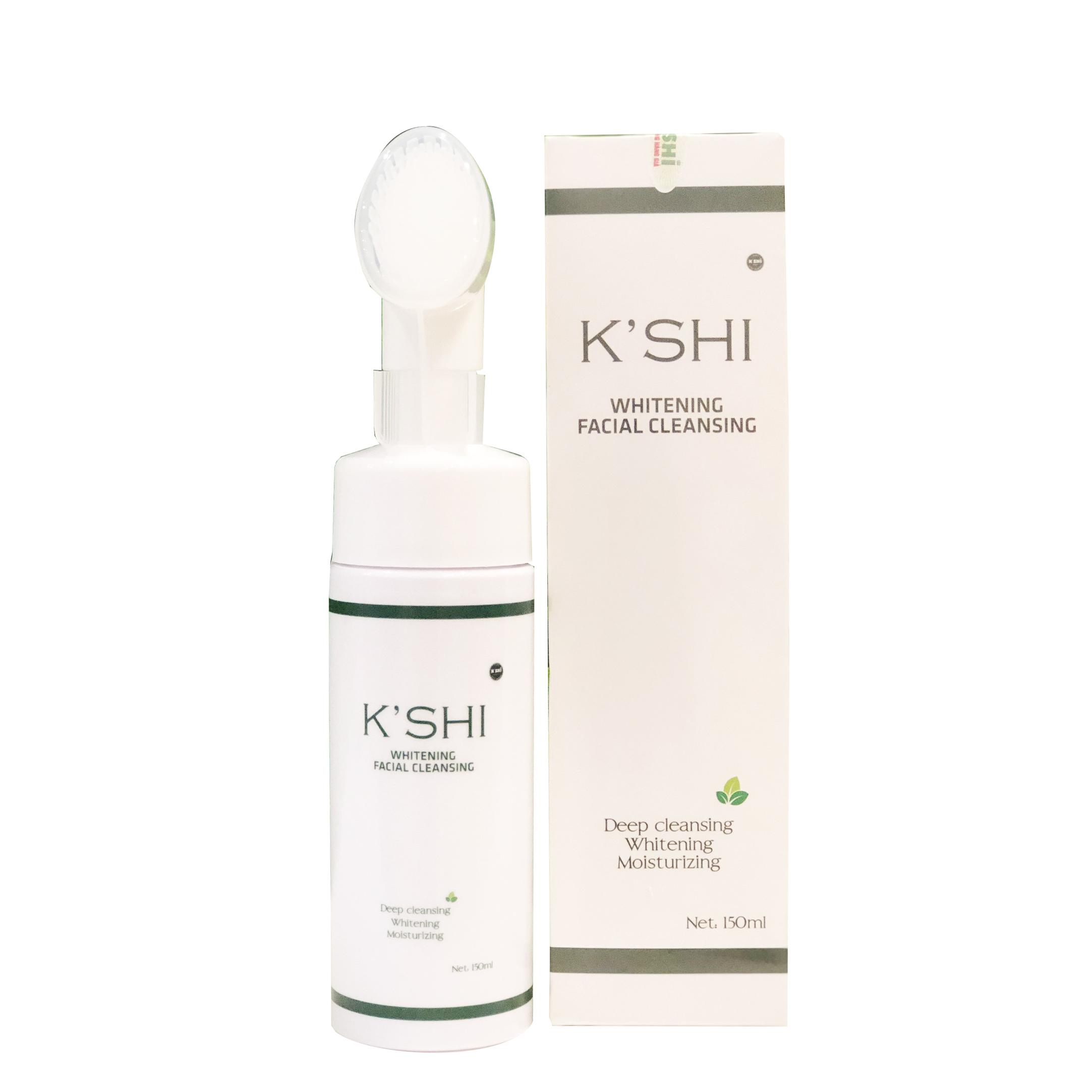 Sữa Rửa Mặt Trắng Da K’SHI Whitening Facial Cleansing 150ml