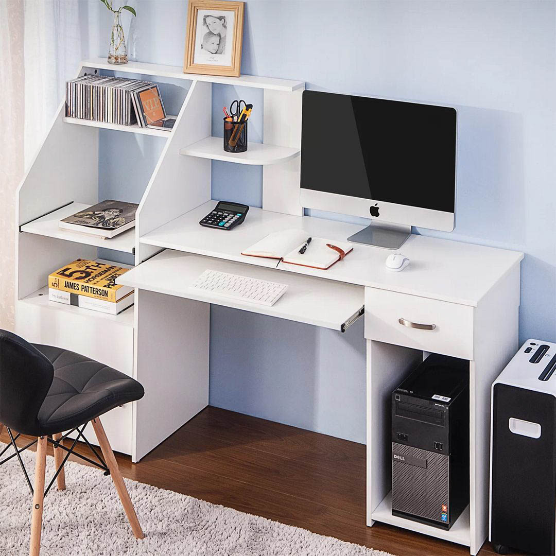 Bàn Học Bằng Gỗ Kích Thước Nhỏ Gọn SMLIFE Darien