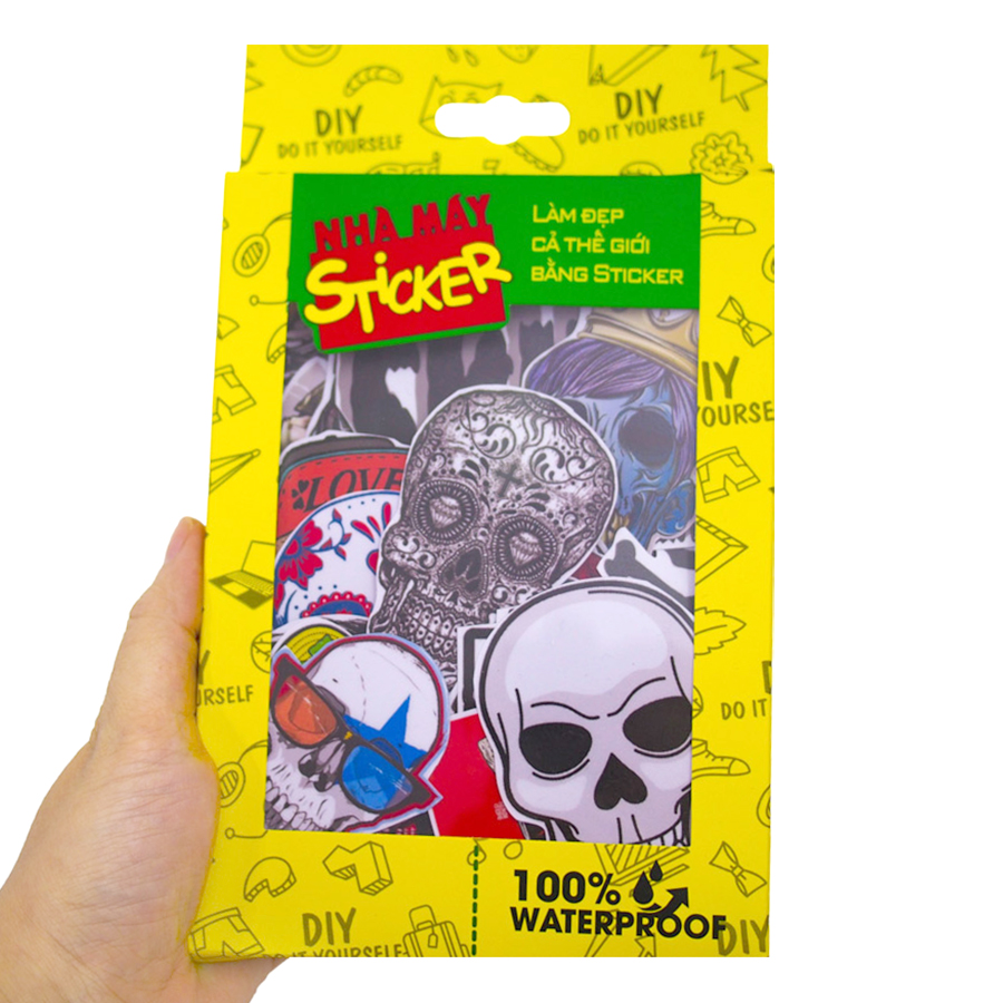 Set 100 Sticker - Skull