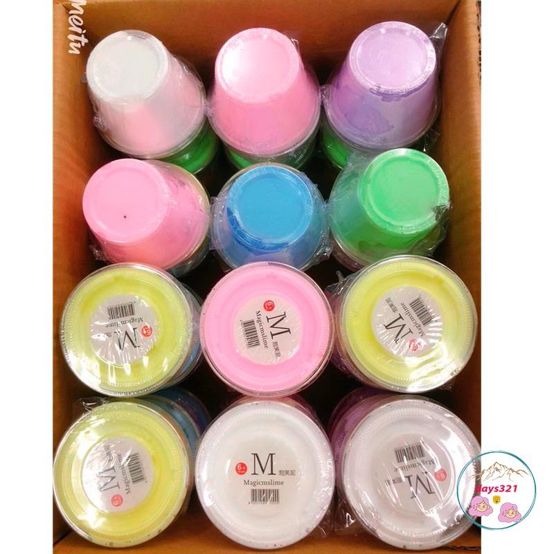 Slime Magic Bơ Sữa hộp 200ML to 9 màu cực đẹp Đồ chơi hũ slam chất nhờn ma quái squishy