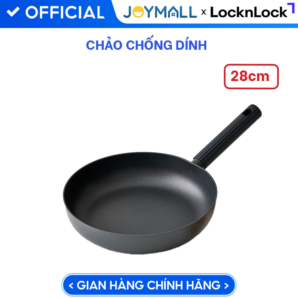 Chảo Chống Dính LocknLock Hard &amp; Light Pro Frypan, Hàng Chính Hãng, Dùng Được Mọi Loại Bếp - JoyMall